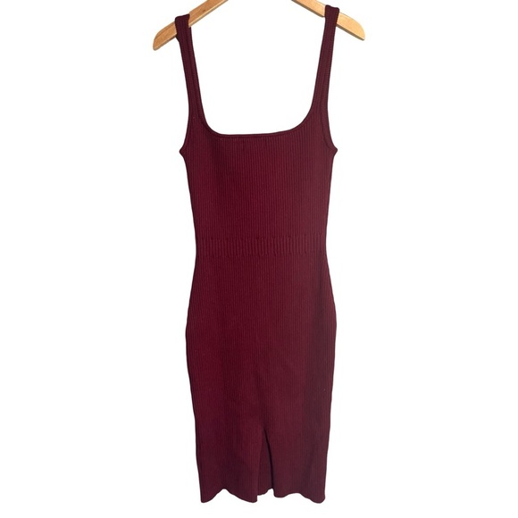 NWT 4S3NNA Bodycon Ariana Dress in Burgundy - Picture 6 of 10